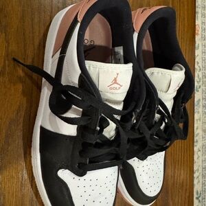 Jordan 1 Low G Golf Shoes Men’s size 11 Rust Pink
